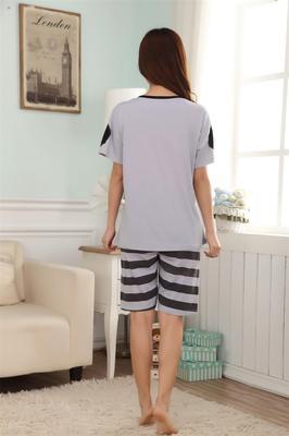 【BD193-204#廠家直銷 新款情侶時尚短袖 針織棉睡衣套裝 睡衣批發】價格,廠家,圖片,家居服、睡衣、浴袍,深圳公主琴服飾-